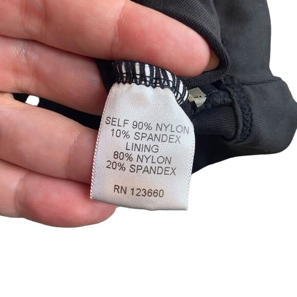 Splits59 Women’s M Bandage Racerback Athletic Tank Black Ruched Sides Shelf Bra - Picture 10 of 10